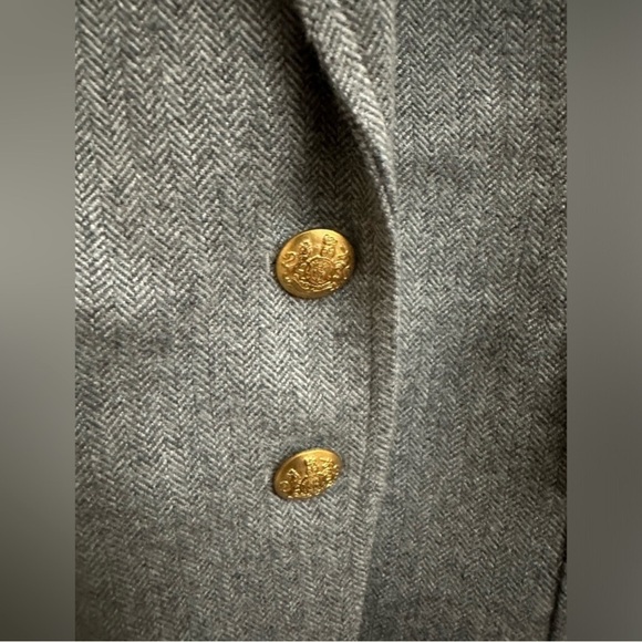 Banana Republic Charcoal Herringbone Wool Blazer - Picture 5 of 16